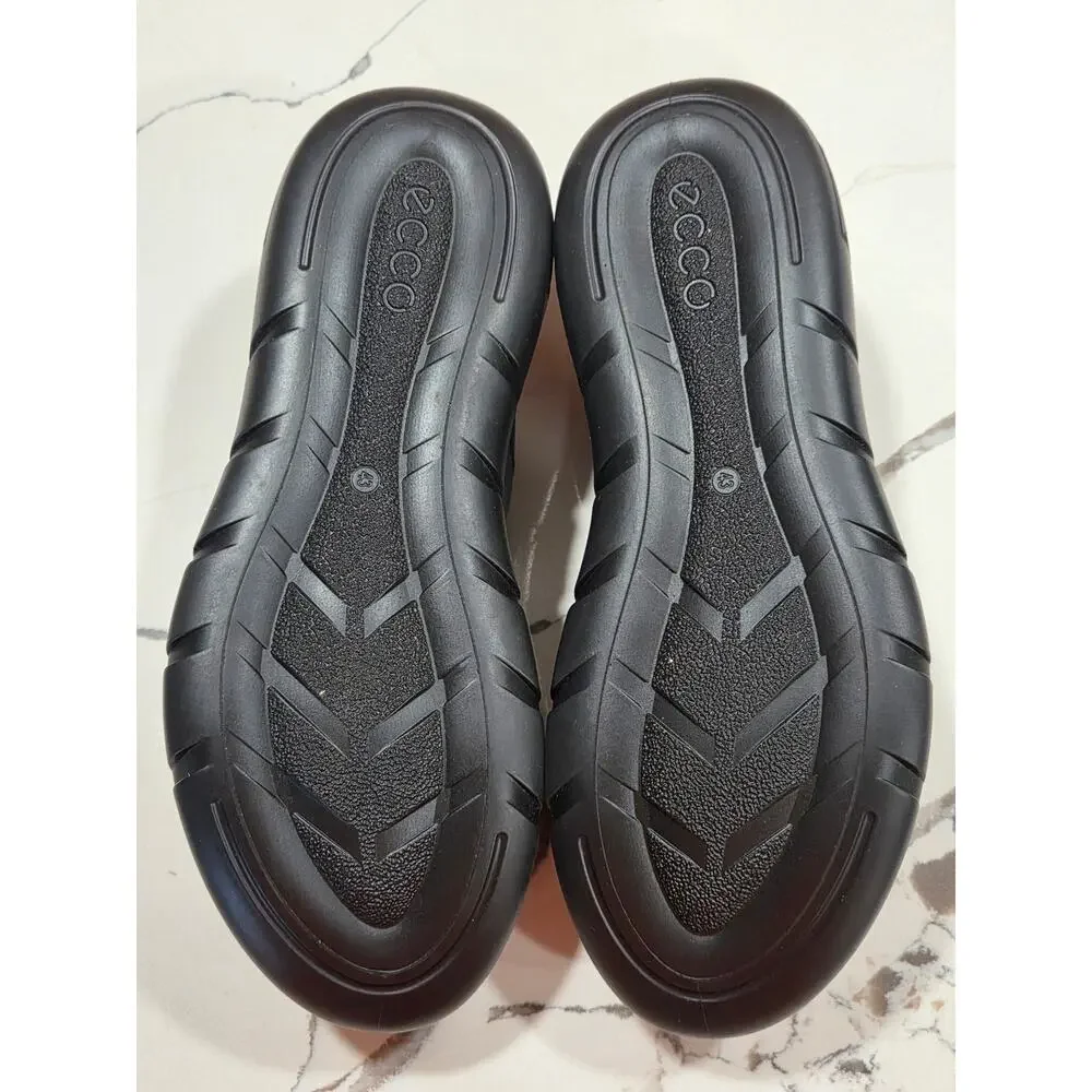 Ecco Cross X Black Casual Pebbled Leather Size 9.5 US, 43 EU Men's - Picture 9 of 9
